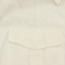 MARINE SERRE Langarmshirt Baumwolle Weiß Auth ym055M-5