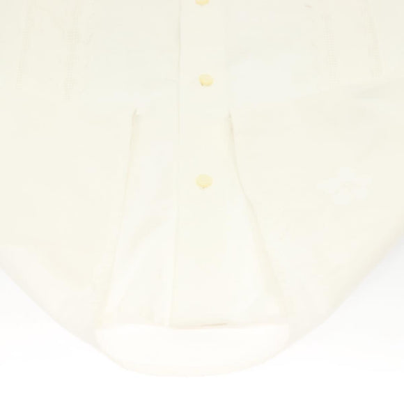 MARINE SERRE Long Sleeved Shirt Cotton White Auth ym055M