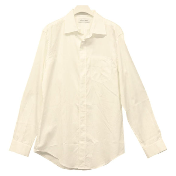 MARINE SERRE Langarmshirt Baumwolle Weiß Auth ym056M