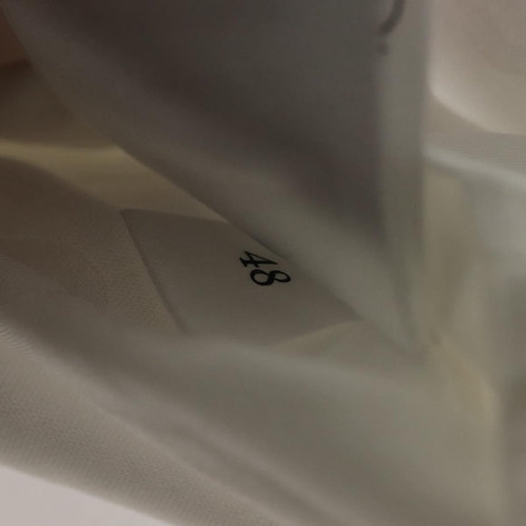MARINE SERRE Langarmshirt Baumwolle Weiß Auth ym056M