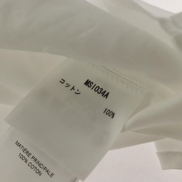 MARINE SERRE Langarmshirt Baumwolle Weiß Auth ym056M