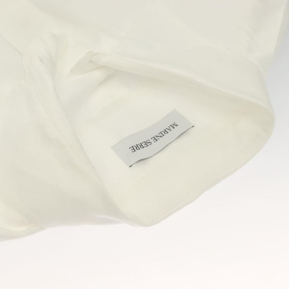 MARINE SERRE Langarmshirt Baumwolle Weiß Auth ym056M