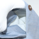 eleventy Double Breasted Jacket And Slacks Set Wool Light Blue Auth ym058M-21