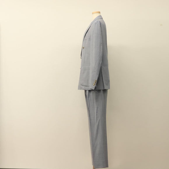 eleventy Zweireiher Sakko und Hose Set Wolle Hellblau Auth ym058M