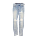 AMIRI Distressed Long Pants Denim 32 Blue Auth ym061M-1