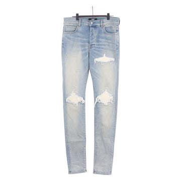 AMIRI Distressed Long Pants Denim 32 Blue Auth ym061M