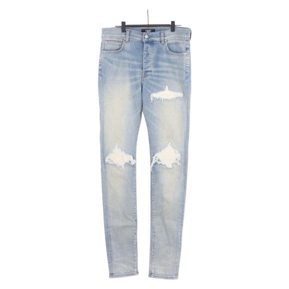 AMIRI Distressed Long Pants Denim 32 Blue Auth ym061M