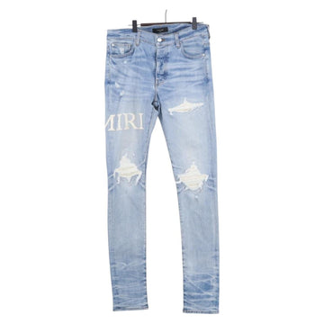 AMIRI Distressed Long Pants Denim 32 Blue Auth ym062M