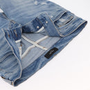 AMIRI Distressed Long Pants Denim 32 Blue Auth ym062M-3