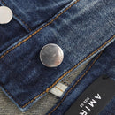 AMIRI Distressed Long Pants Denim 32 Navy Auth ym063M-6