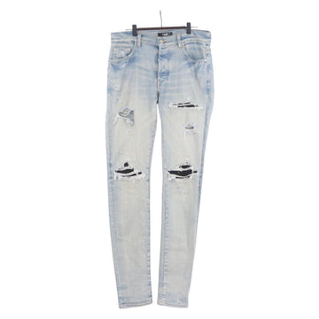 AMIRI Distressed Long Pants Denim 32 Blue Auth ym064M