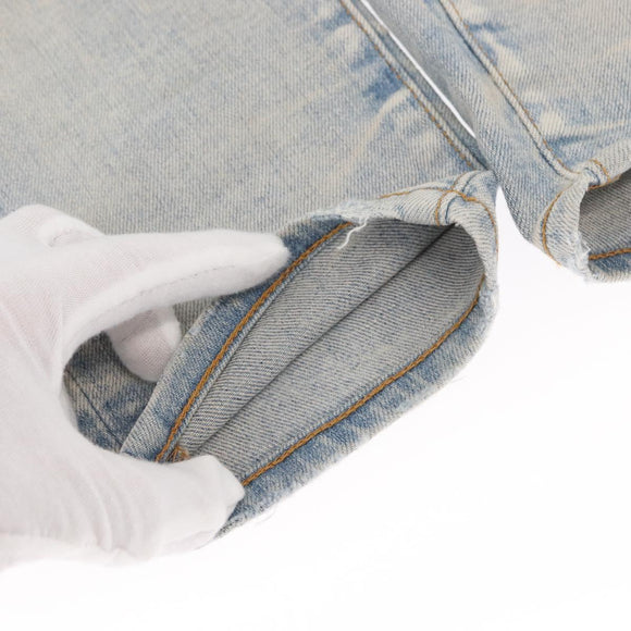 AMIRI Distressed Long Pants Denim 32 Blue Auth ym064M