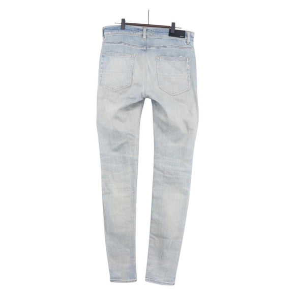 AMIRI Distressed Long Pants Denim 32 Blue Auth ym064M