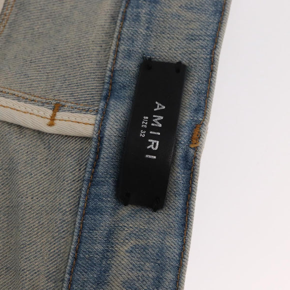 AMIRI Distressed Long Pants Denim 32 Blue Auth ym064M