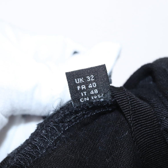 AMIRI Distressed Long Pants Cotton 32 Black Auth ym065M