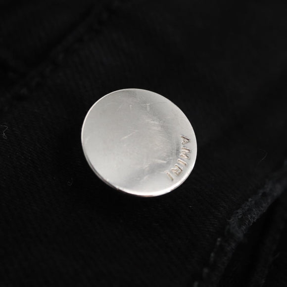 AMIRI Distressed Long Pants Cotton 32 Black Auth ym065M