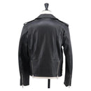 CELINE Riders Jacket Leather 50 Black Auth ym067M-2