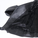 CELINE Riders Jacket Leather 50 Black Auth ym067M-8