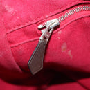 HERMES Toroca Horizontal PM Hand Bag Canvas Red Auth yt1000-15