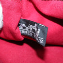 HERMES Toroca Horizontal PM Hand Bag Canvas Red Auth yt1000-19