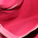 HERMES Toroca Horizontal PM Hand Bag Canvas Red Auth yt1000-20