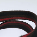 HERMES Toroca Horizontal PM Hand Bag Canvas Red Auth yt1000-8