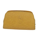 LOUIS VUITTON Epi Dauphine PM Pouch Yellow M48449 LV Auth yt1002-2
