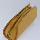 LOUIS VUITTON Epi Dauphine PM Pouch Yellow M48449 LV Auth yt1002-5