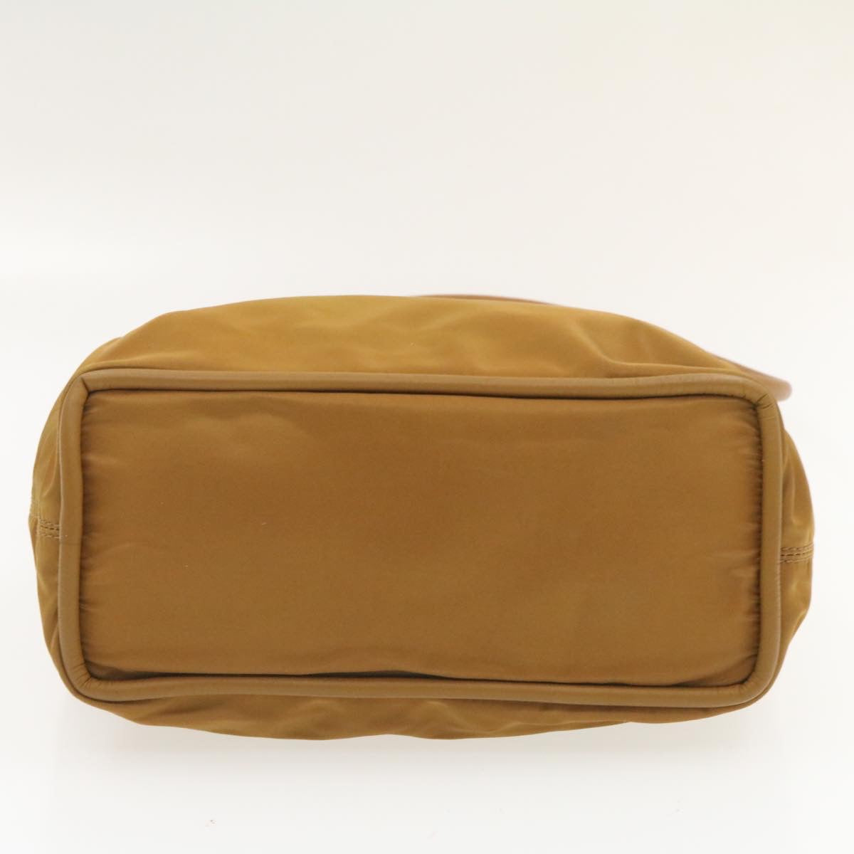CELINE Shoulder Bag Nylon Brown Auth 18746