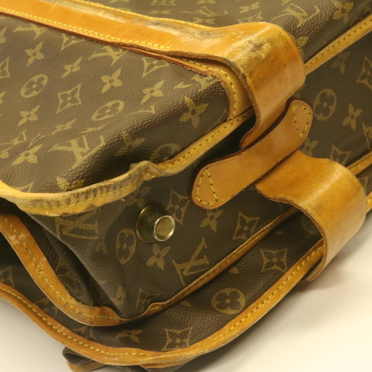 LOUIS VUITTON Monogram Carry Suiter Garment Cover M23522 LV Auth 20644