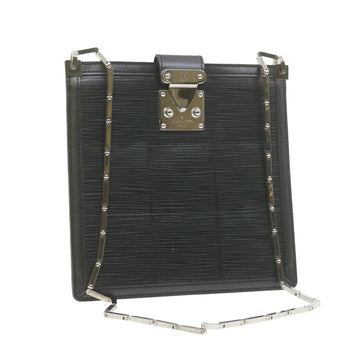 LOUIS VUITTON Epi Stretch Mojito Shoulder Bag Pouch Black M54612 LV Auth 21016