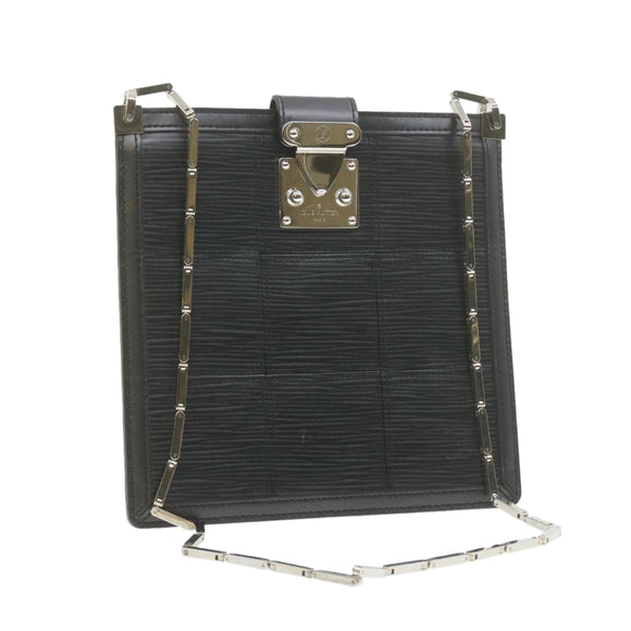 LOUIS VUITTON Epi Stretch Mojito Shoulder Bag Pouch Black M54612 LV Auth 21016