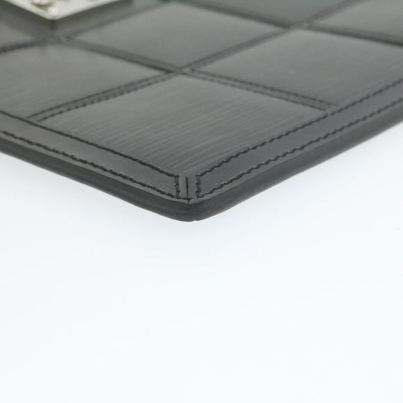 LOUIS VUITTON Epi Stretch Mojito Shoulder Bag Pouch Black M54612 LV Auth 21016