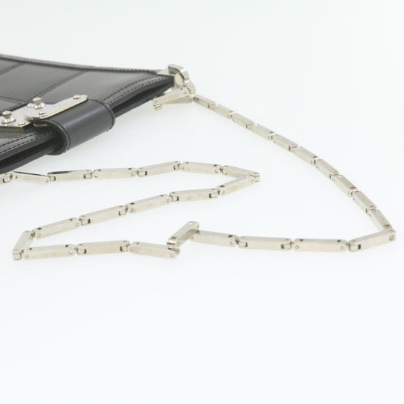 LOUIS VUITTON Epi Stretch Mojito Shoulder Bag Pouch Black M54612 LV Auth 21016