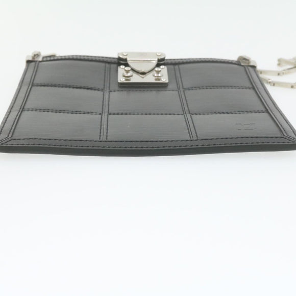 LOUIS VUITTON Epi Stretch Mojito Shoulder Bag Pouch Black M54612 LV Auth 21016