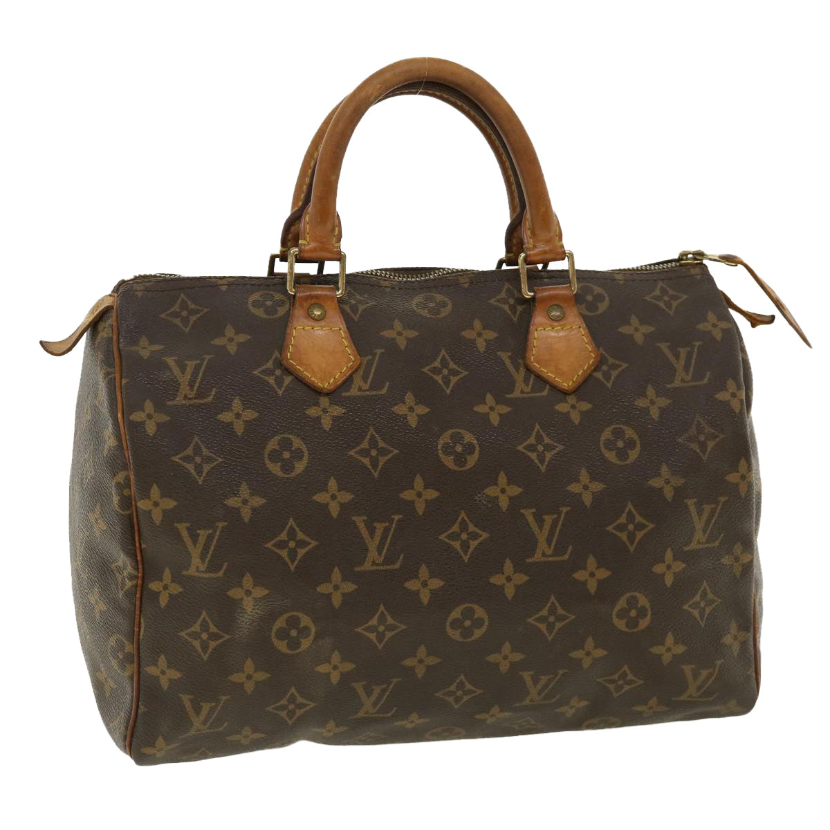 LOUIS VUITTON Monogram Speedy 30 Hand Bag M41526 LV Auth 22435