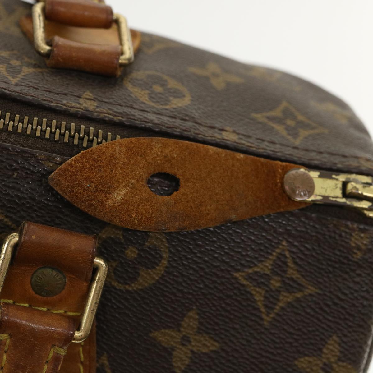 LOUIS VUITTON Monogram Speedy 30 Hand Bag M41526 LV Auth 22435