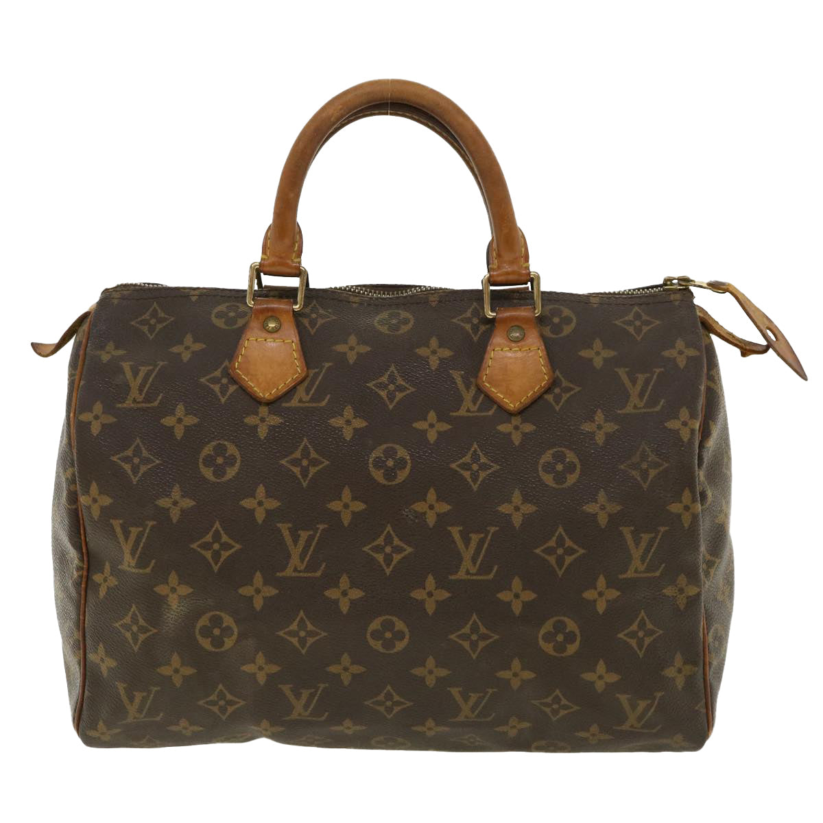 LOUIS VUITTON Monogram Speedy 30 Hand Bag M41526 LV Auth 22435