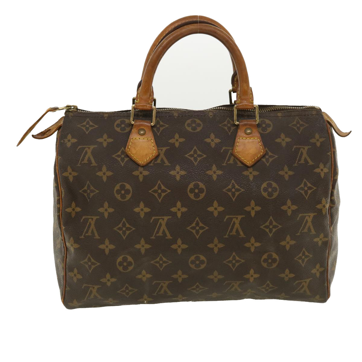 LOUIS VUITTON Monogram Speedy 30 Hand Bag M41526 LV Auth 22435