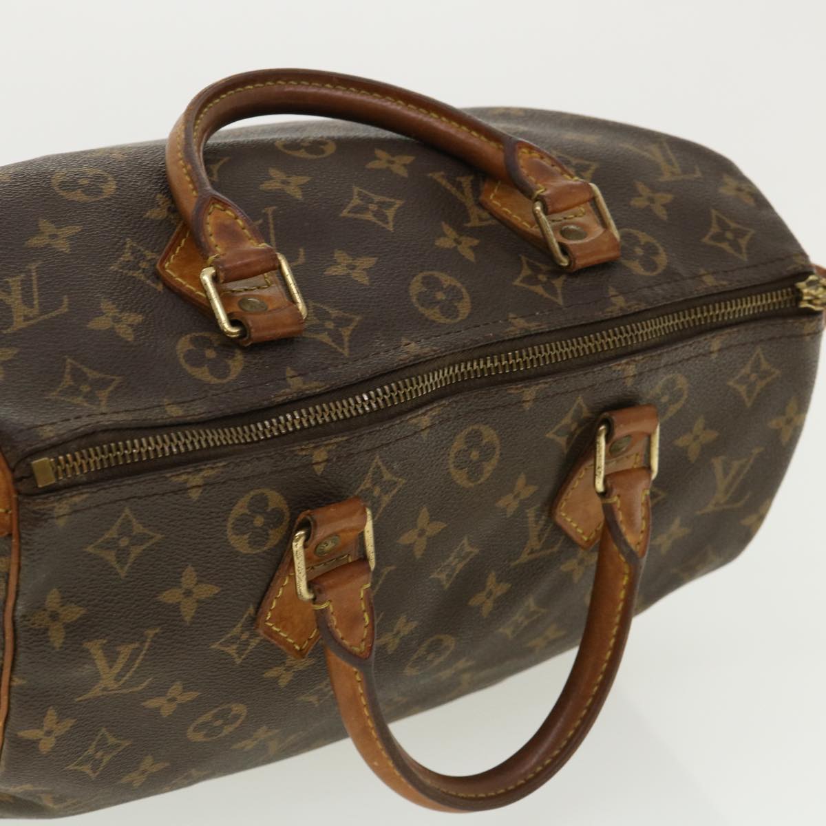 LOUIS VUITTON Monogram Speedy 30 Hand Bag M41526 LV Auth 22435