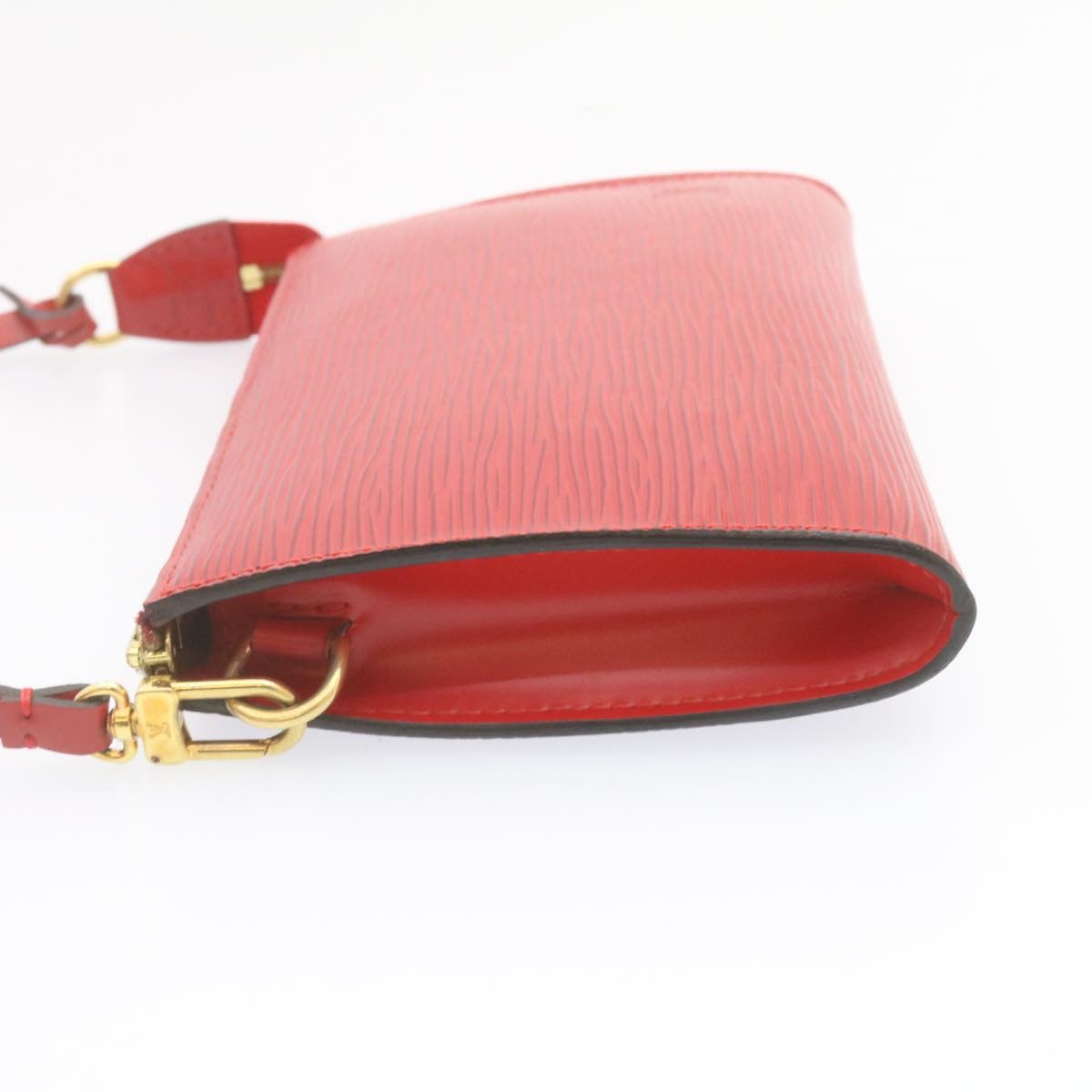 LOUIS VUITTON Epi Pochette Accessoires Pouch Red M40776 LV Auth 23311A