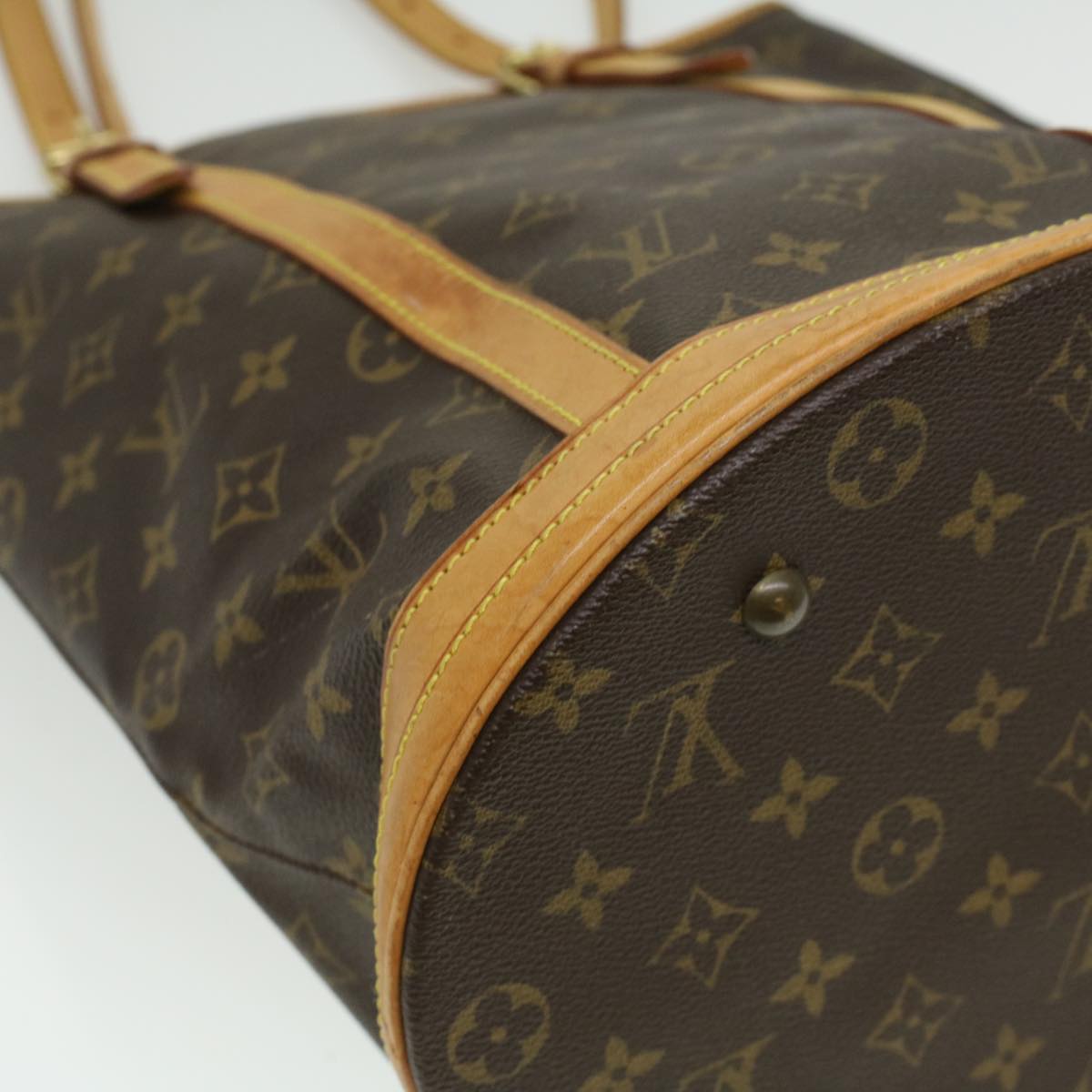 LOUIS VUITTON Monogram Bucket GM Shoulder Bag M42236 LV Auth 23368C