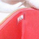 CHANEL Vanity Chain Shoulder Pouch Hemp Pink CC Auth knn023-10