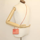 CHANEL Vanity Chain Shoulder Pouch Hemp Pink CC Auth knn023-22