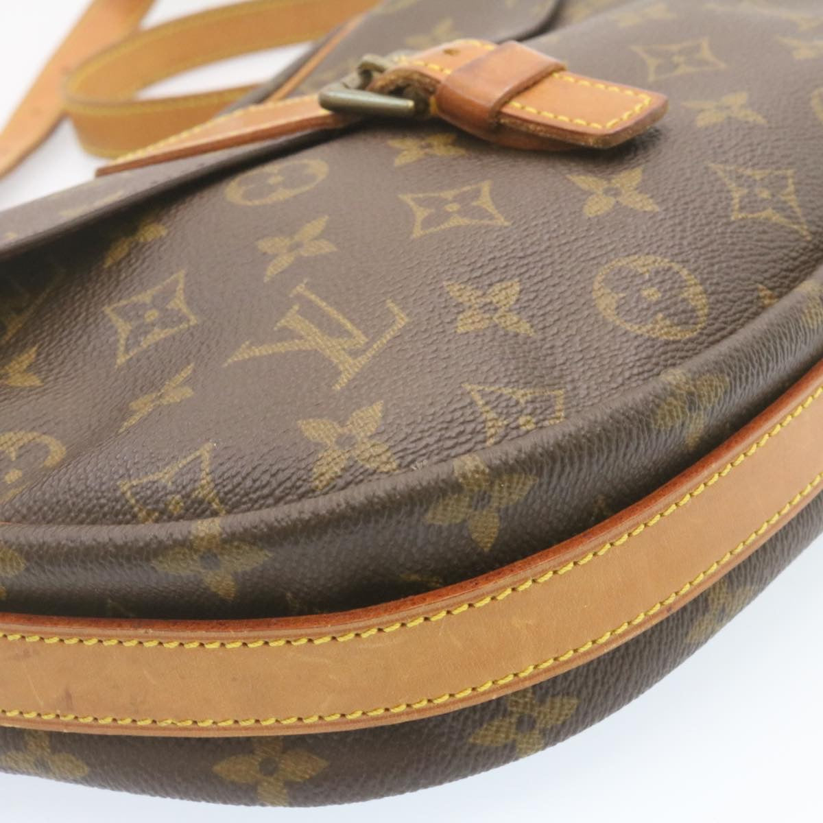 LOUIS VUITTON Monogram Jeune Fille GM Shoulder Bag M51225 LV Auth 23632