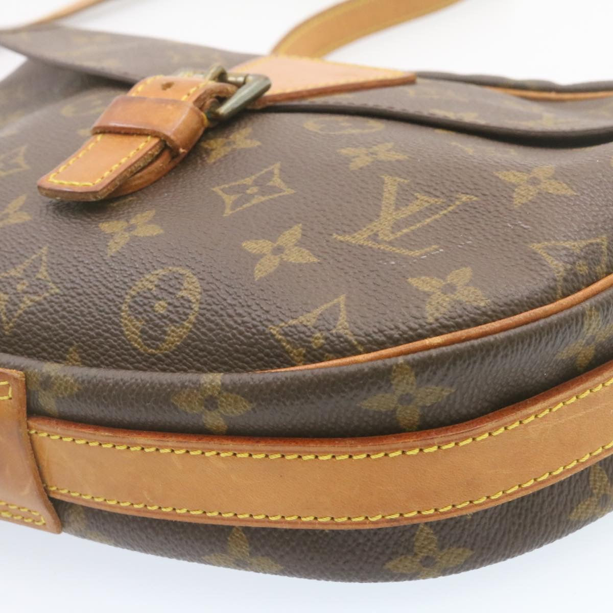 LOUIS VUITTON Monogram Jeune Fille GM Shoulder Bag M51225 LV Auth 23632