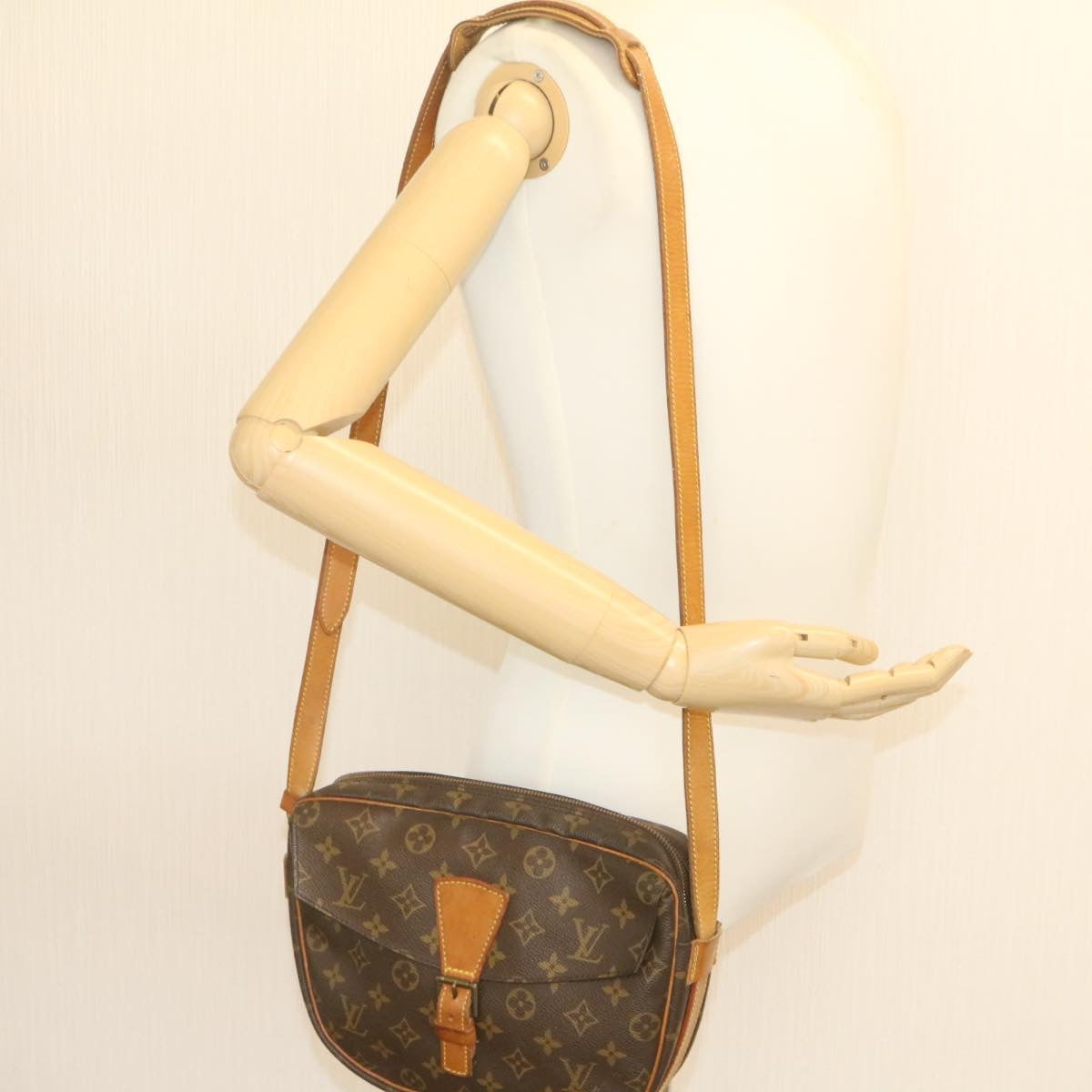 LOUIS VUITTON Monogram Jeune Fille GM Shoulder Bag M51225 LV Auth 23632