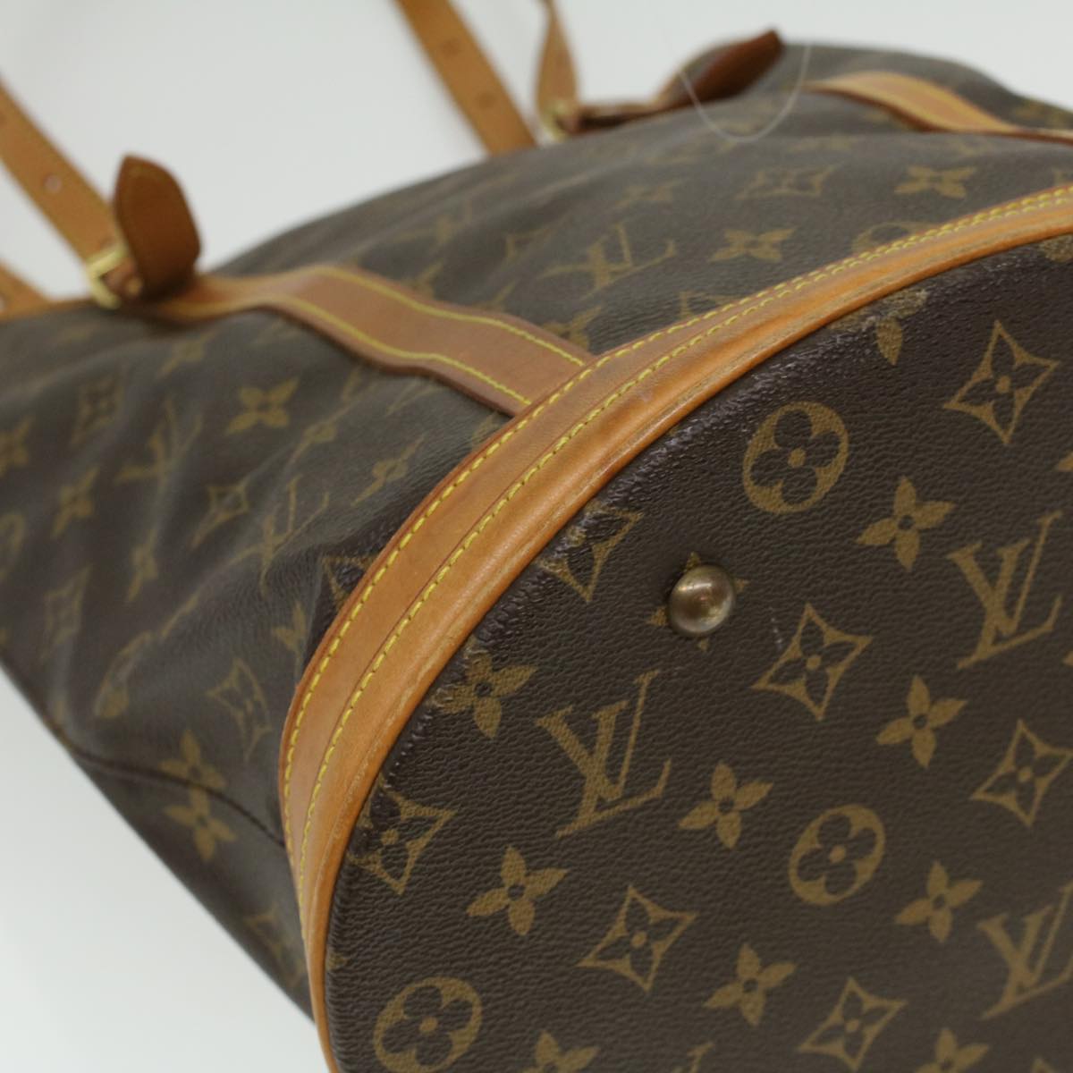 LOUIS VUITTON Monogram Bucket GM Shoulder Bag M42236 LV Auth 23664C