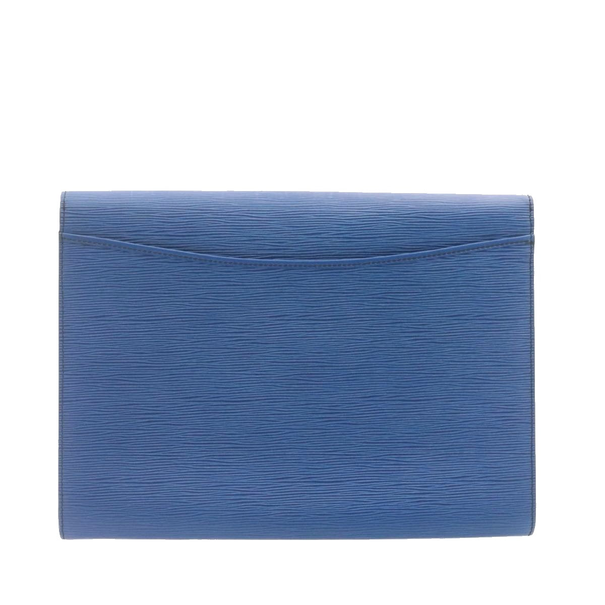 LOUIS VUITTON Epi Pochette Amberop Clutch Bag Blue M52585 LV Auth 23919