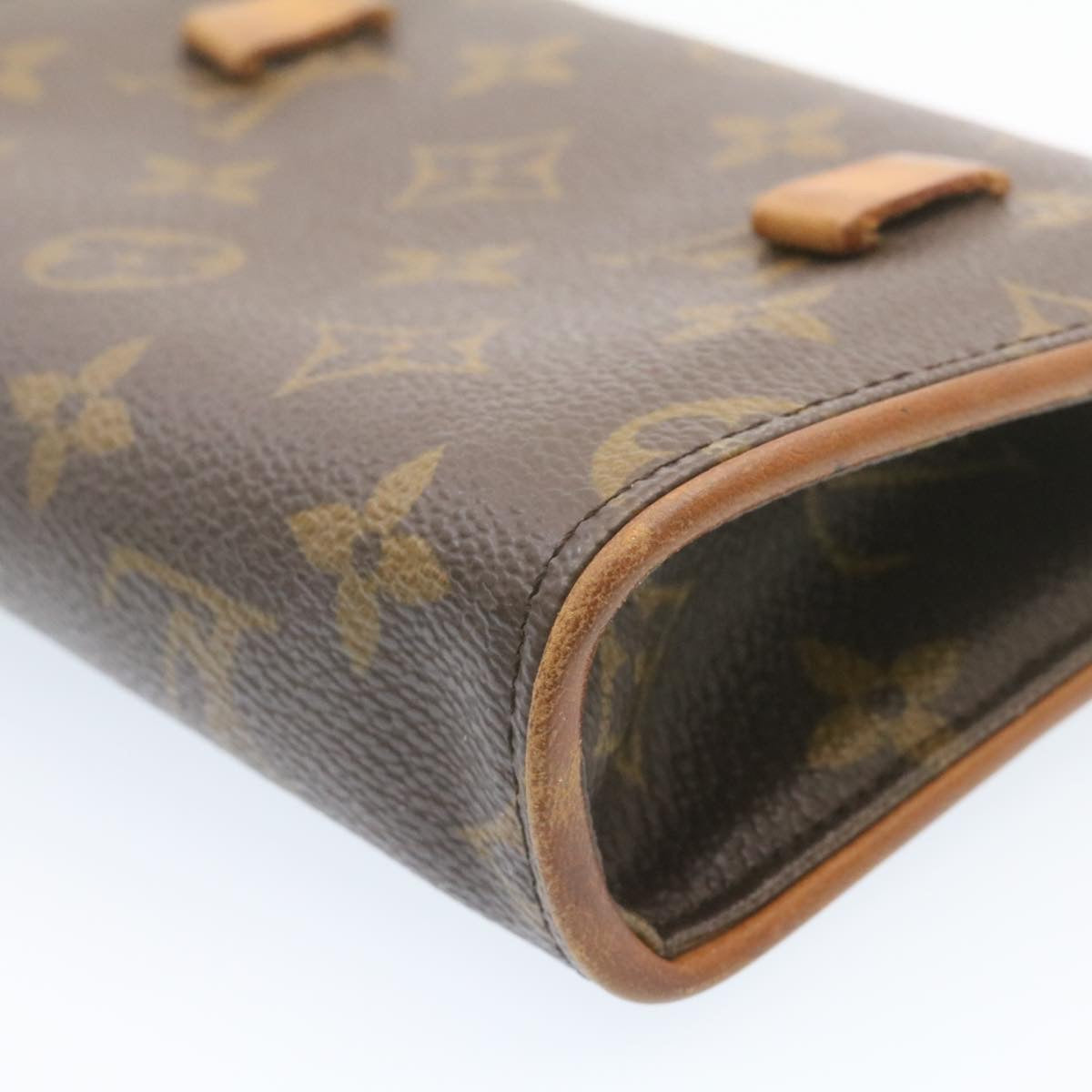 LOUIS VUITTON Monogram Pochette Florentine Bum Bag M51855 LV Auth 23972